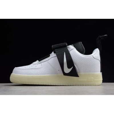 Nike Air Force 1 Utility Qs Beyaz / Siyah Kaykay Ayakkabı Türkiye - 3M1EG25M